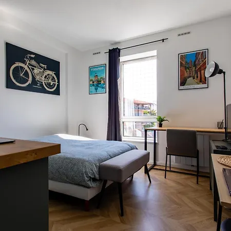 Cocon Moderne Compans Caffarelli - Metro, Charme & Confort Toulouse Exterior foto